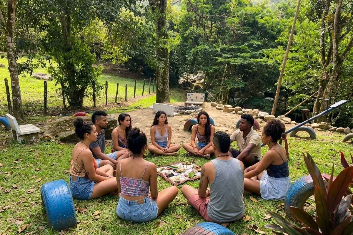 Círculo de conexión humana